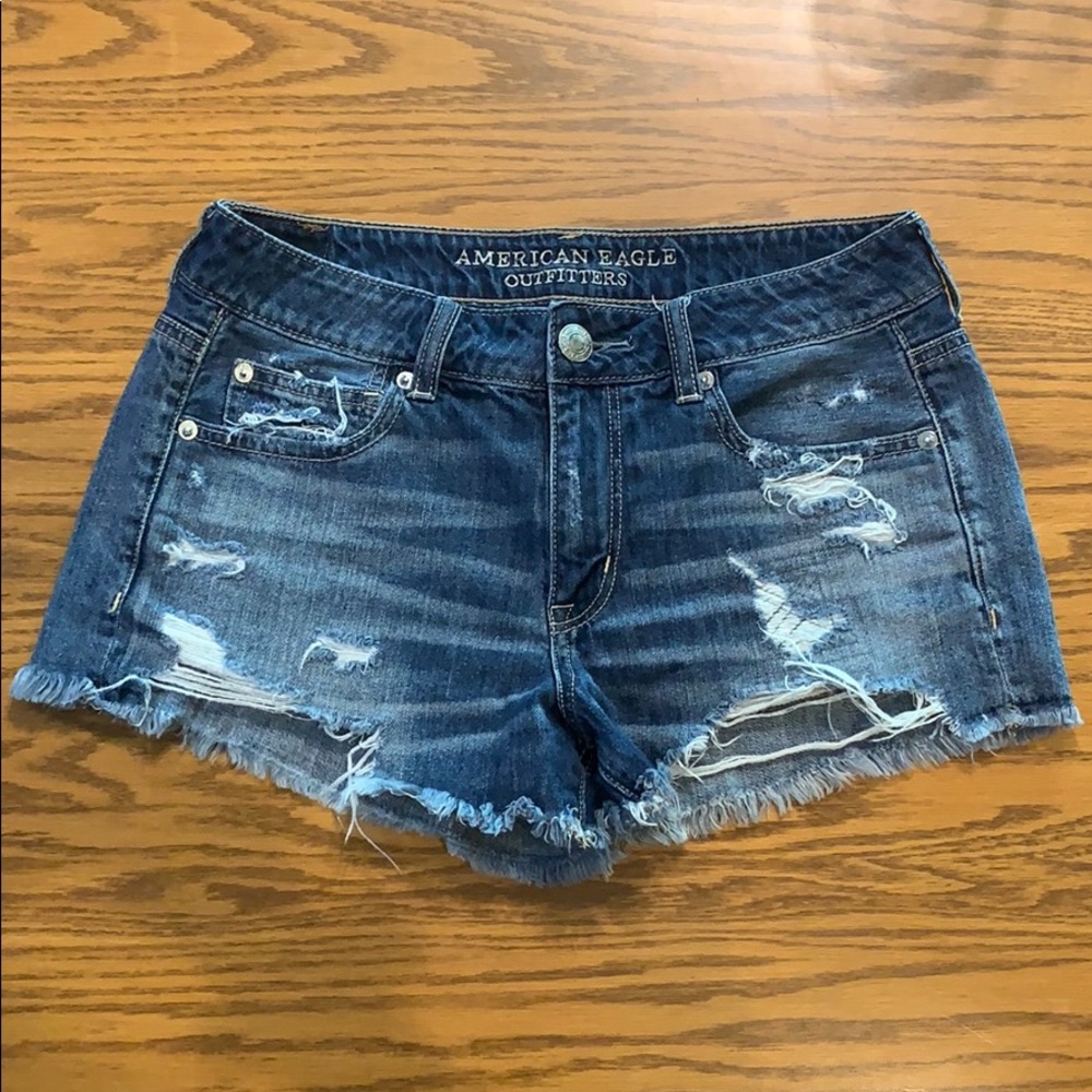 American eagle jean shorts